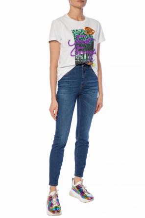 Embellished t-shirt with print, zdjęcie 2 Embellished t-shirt with print od Just Cavalli